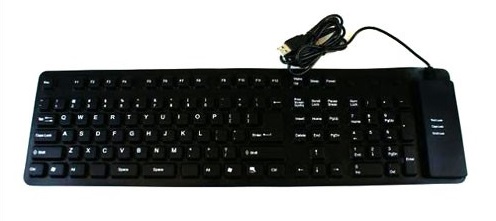 Silikonová klávesnice je vyrobena z vysokoflexibilního a kvalitního silikonu, který je příjemný na dotyk.